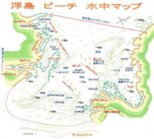 浮島地形マップ